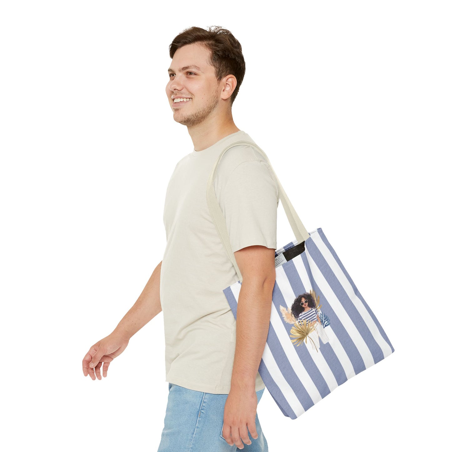 Personalize Bridal Party Collection Tote Bag - "Sea La Vie" Beach Tote
