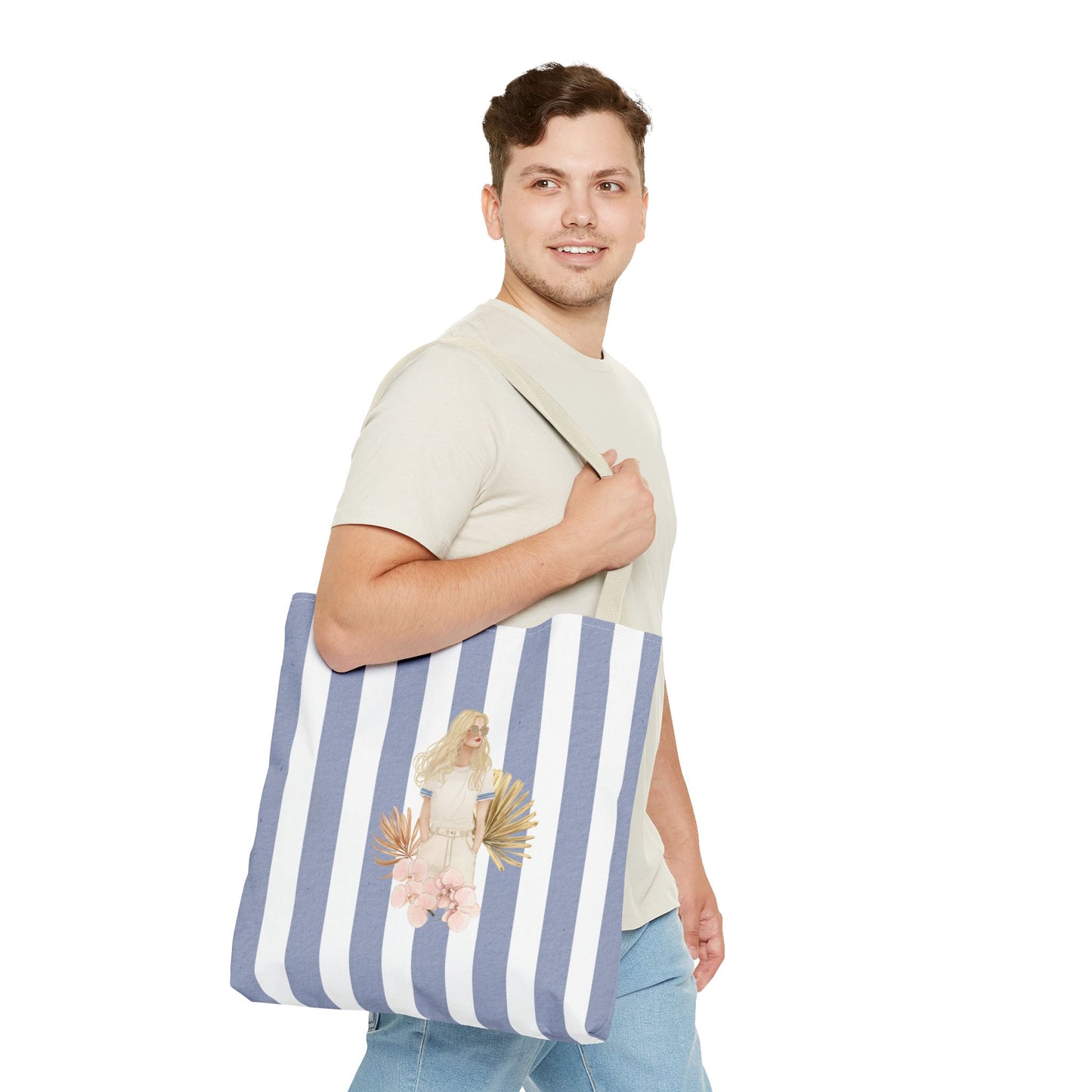 Personalize Bridal Party Collection Tote Bag - "Sea La Vie" Beach Tote