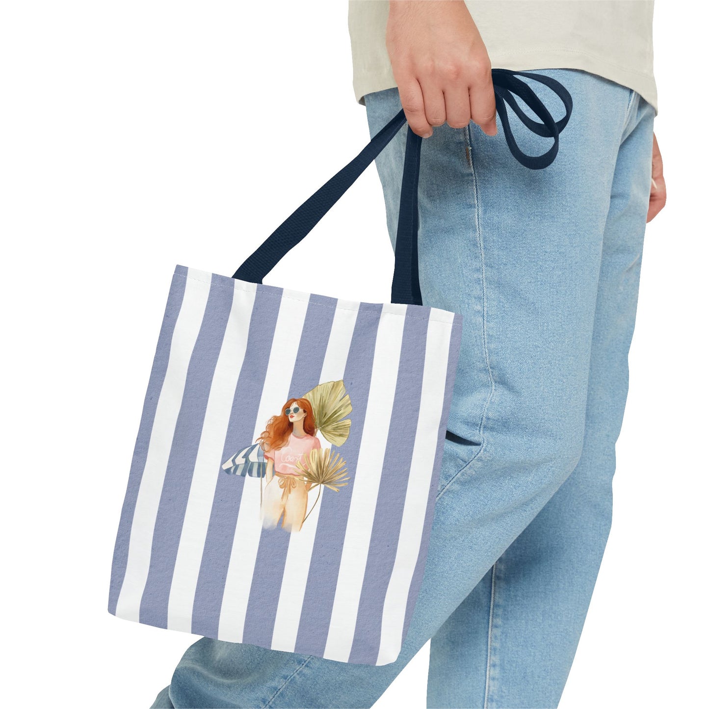 Personalize Bridal Party Collection Tote Bag - "Sea La Vie" Beach Tote
