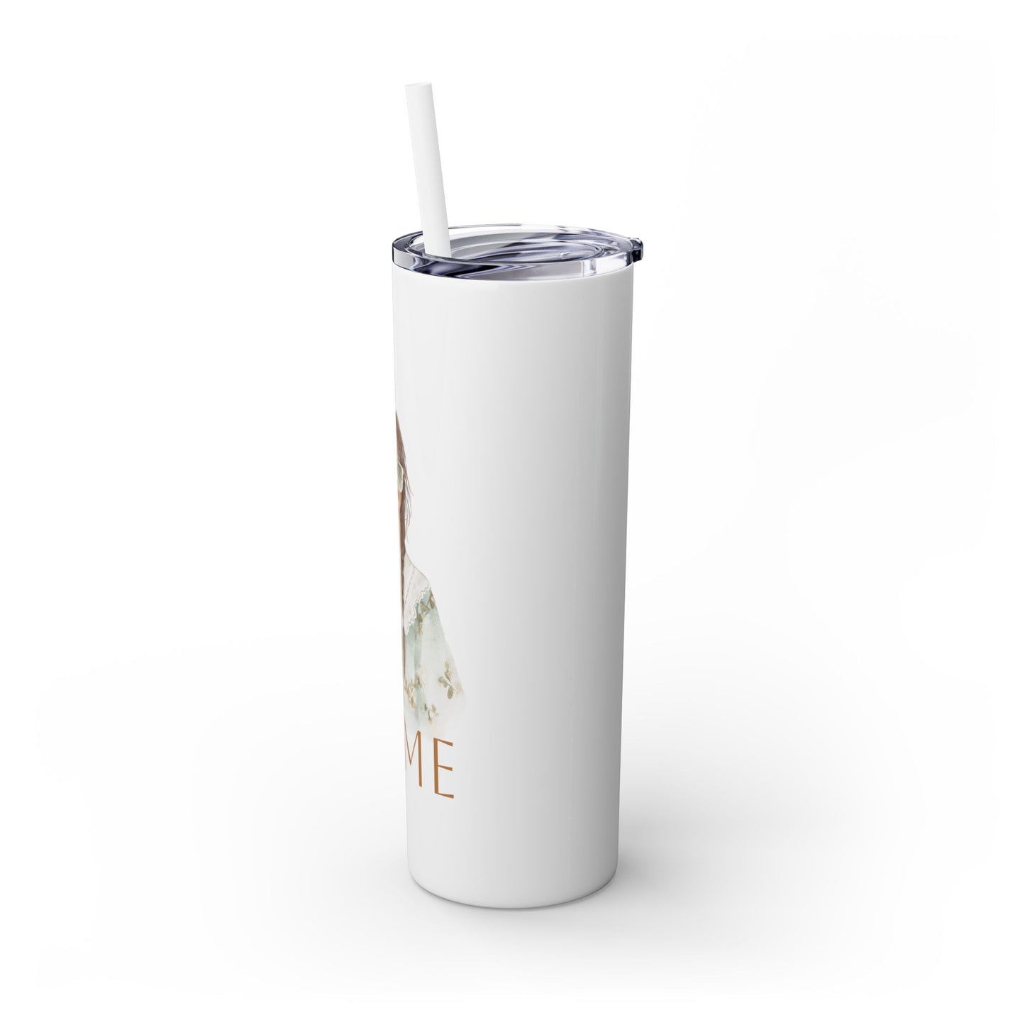 Personalize Kelly Salty Siren Skinny Tumbler with Straw | 20oz Coastal Drinkware