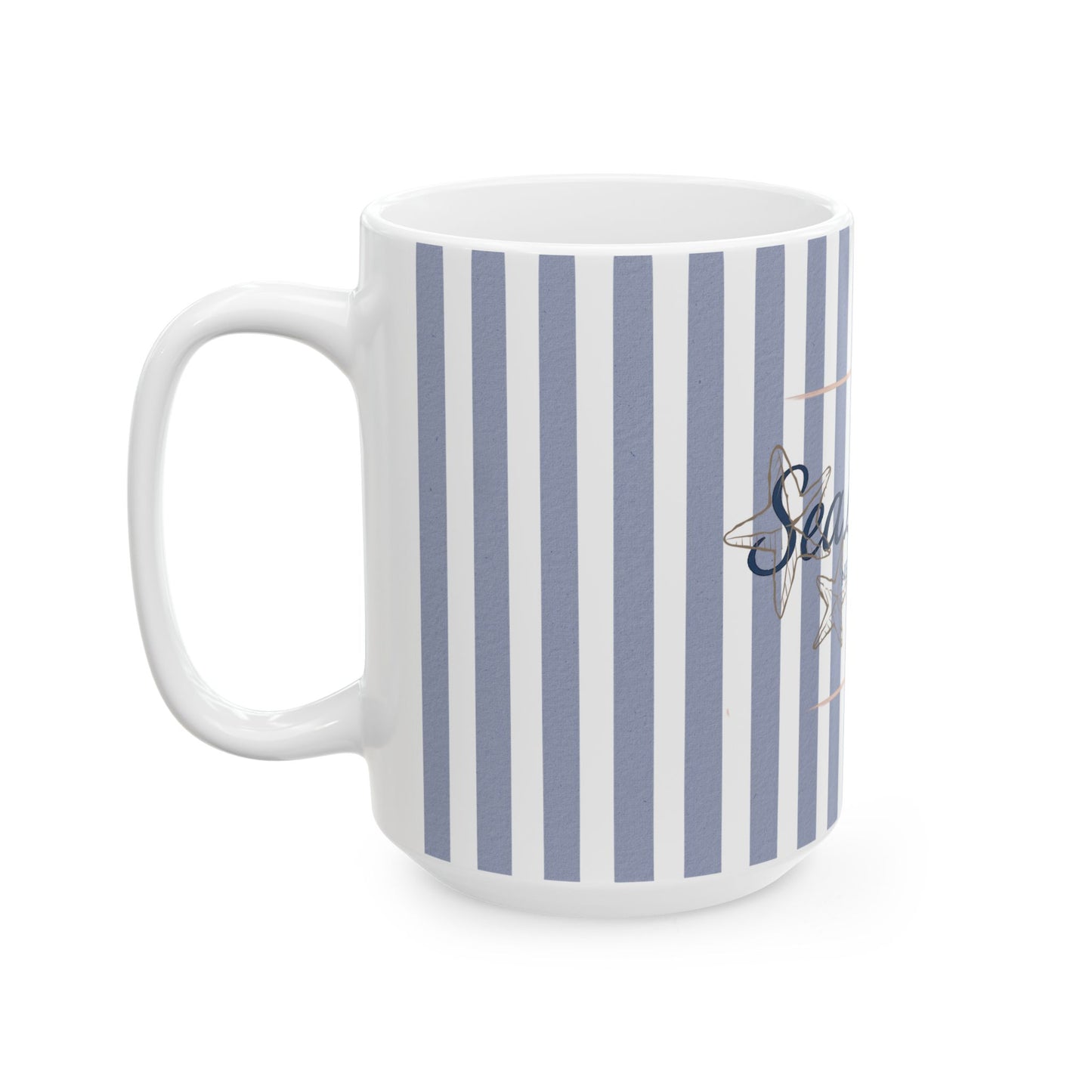 Sea La Vie Ceramic Mug | Coffee Cup | Gift for Ocean Lovers | Beach Themed Drinkware | Coastal Home Decor | 11oz & 15oz Options