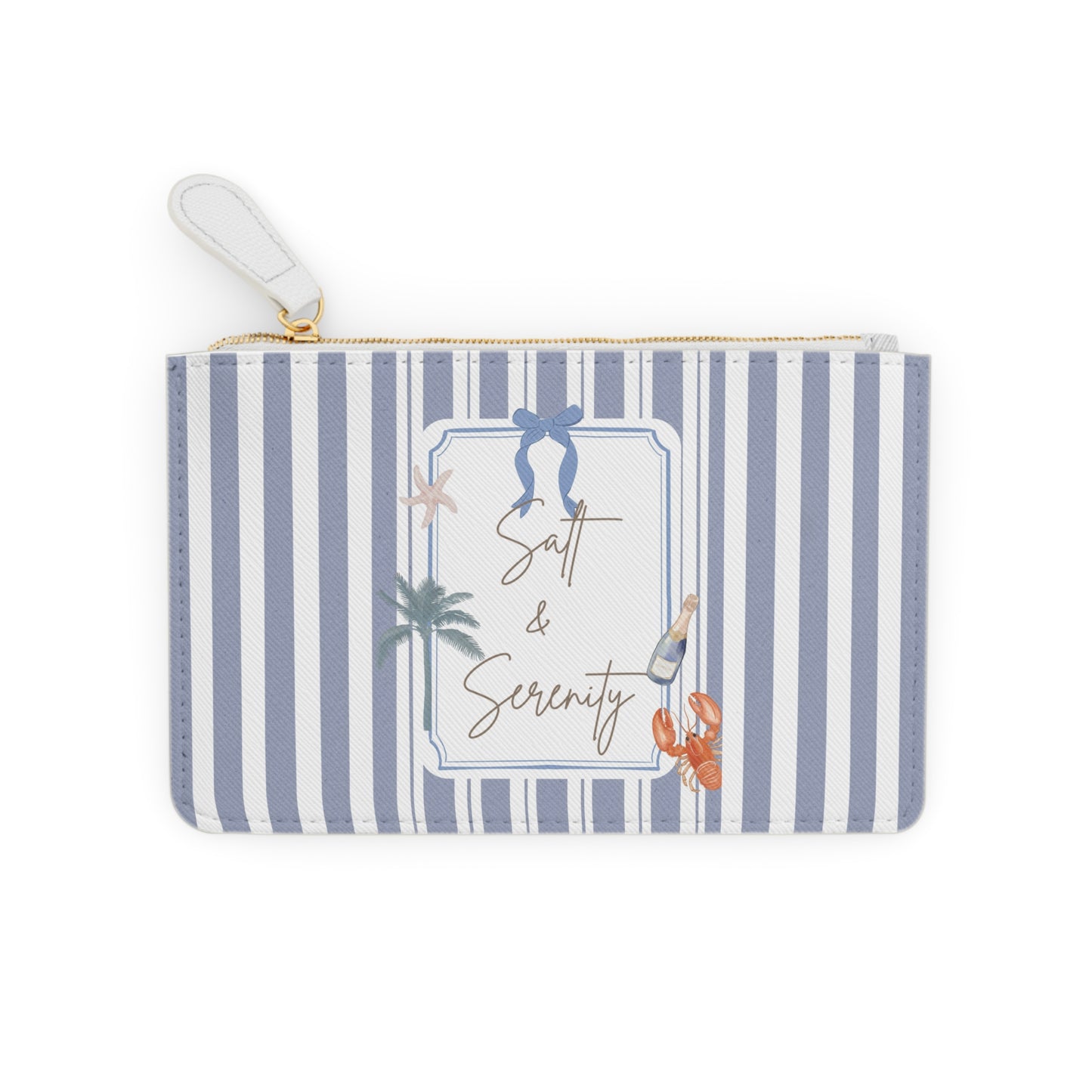 Salt & Serenity Sea La Vie Mini Clutch Bag, Nautical Purse, Marine Theme Accessory, Summer Travel Essential, Beach Gift Idea, Coastal Style Clutch