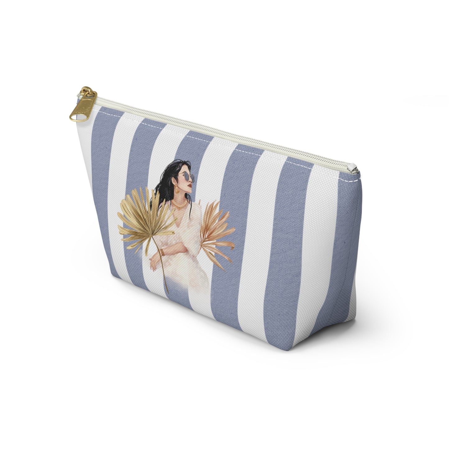 Personalize Bridal Party Accessory Pouch - Sea La Vie, Nautical Bag for Travel, Make-Up, Beach, Gift for Her