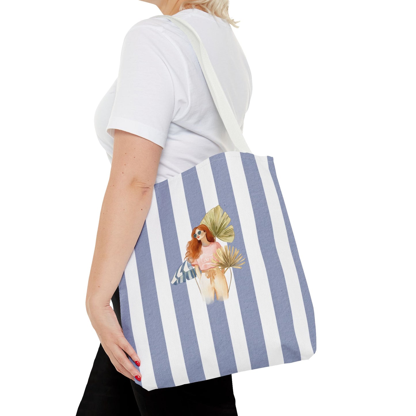 Personalize Bridal Party Collection Tote Bag - "Sea La Vie" Beach Tote