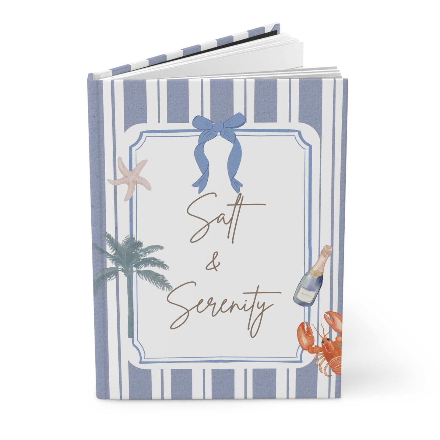 Salt & Serenity Sea La Vie Coastal-Themed Hardcover Journal - 'Sea La Vie' & Waves Wonder Co. Designs