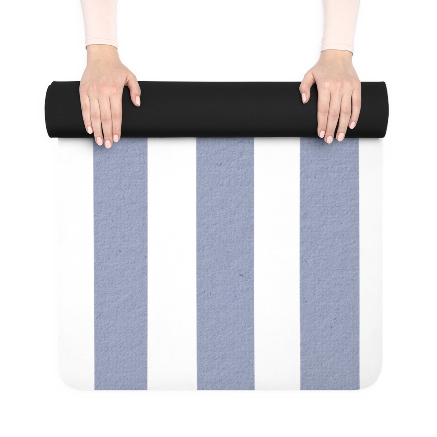Sail Away Rubber Yoga Mat, Coastal Workout Mat, Beach Lover Gift, Yoga Mat with Sailboat, Home Fitness Essentials, SeaLaVie Yoga Mat