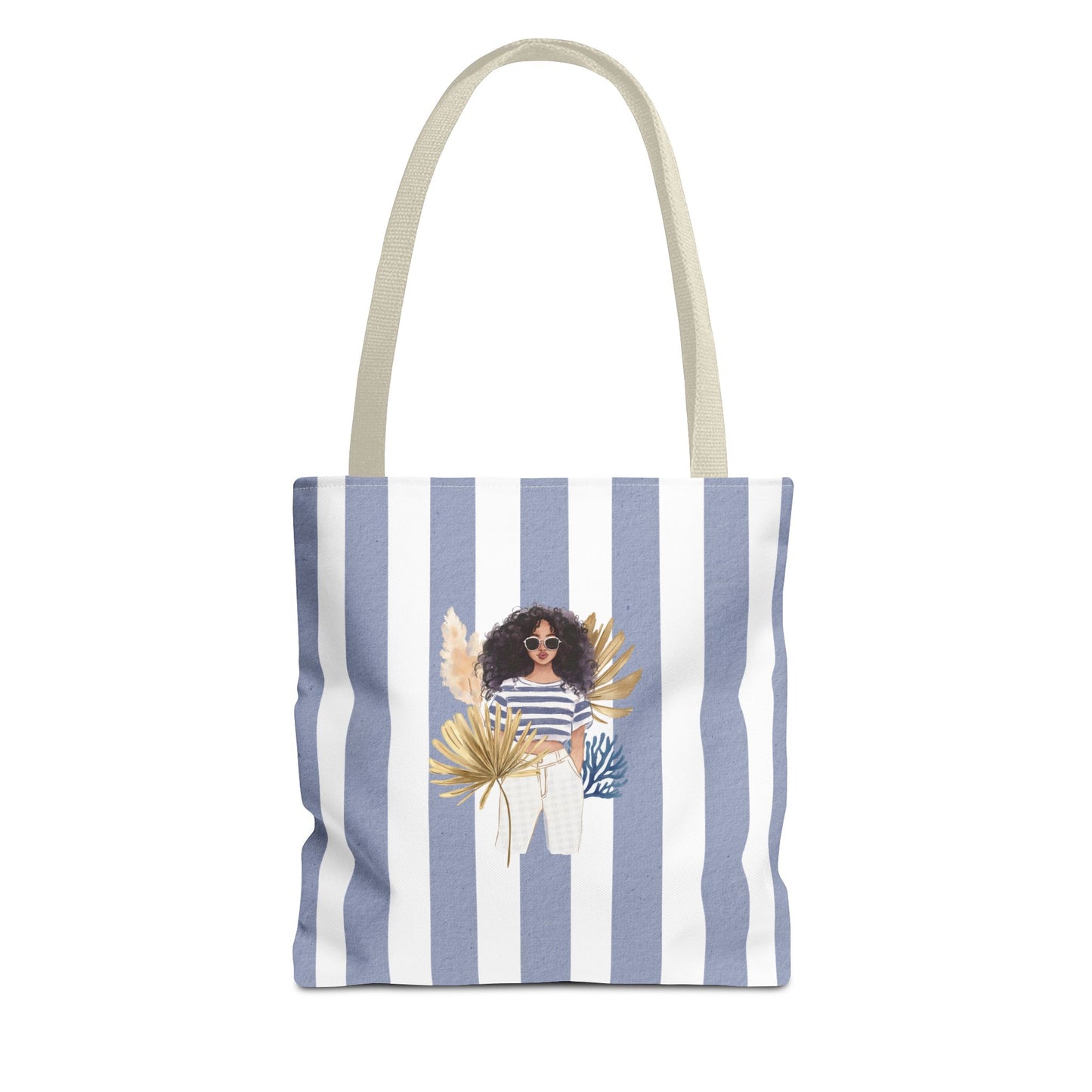 Personalize Bridal Party Collection Tote Bag - "Sea La Vie" Beach Tote