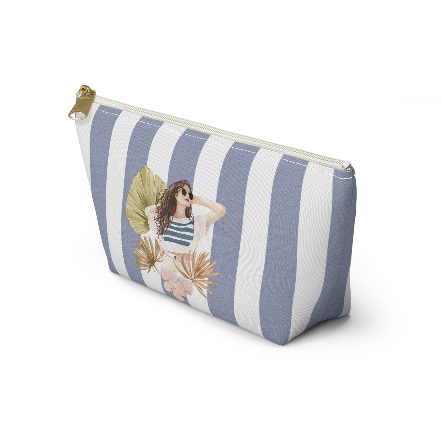 Personalize Bridal Party Accessory Pouch - Sea La Vie, Nautical Bag for Travel, Make-Up, Beach, Gift for Her