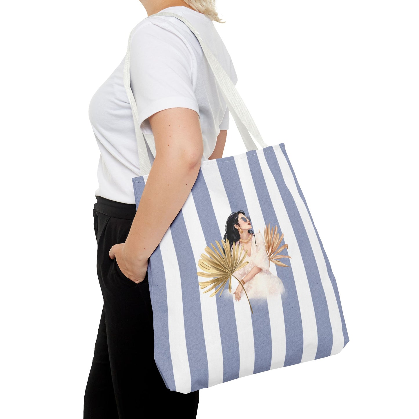 Personalize Bridal Party Collection Tote Bag - "Sea La Vie" Beach Tote