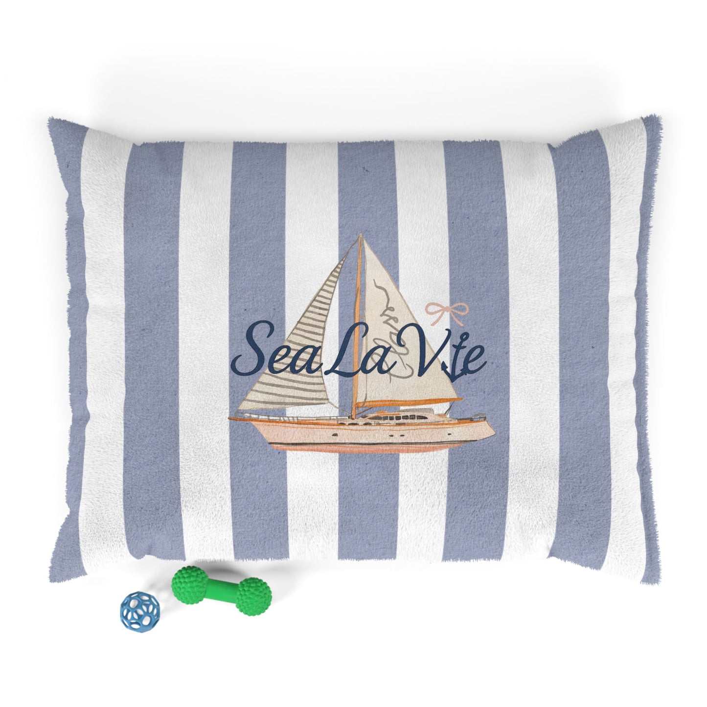 Sail Away Pet Bed, Cozy Pet Cushion, Dog Bed, Cat Bed, Sea La Vie Design, Stylish Pet Furniture, Home Decor for Pet Lovers