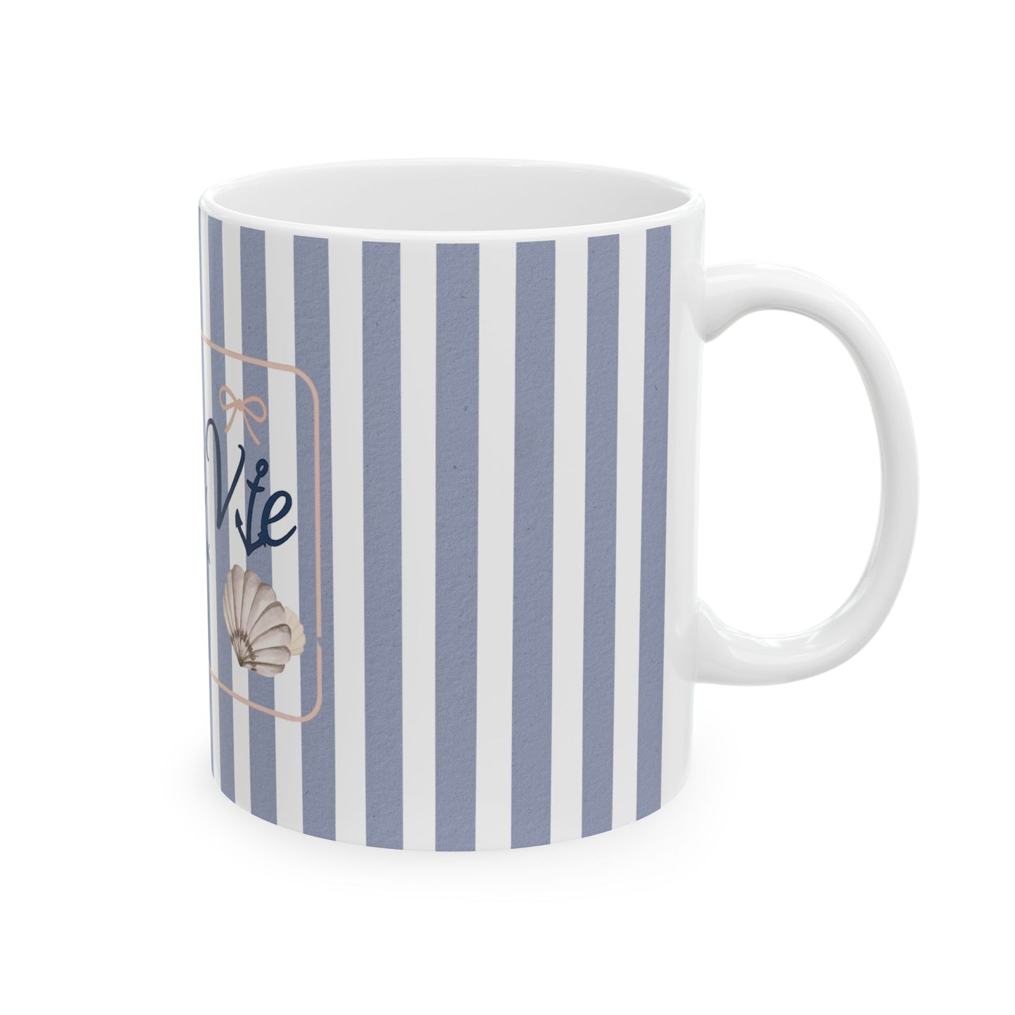 Sea La Vie Ceramic Mug | Coffee Cup | Gift for Ocean Lovers | Beach Themed Drinkware | Coastal Home Decor | 11oz & 15oz Options