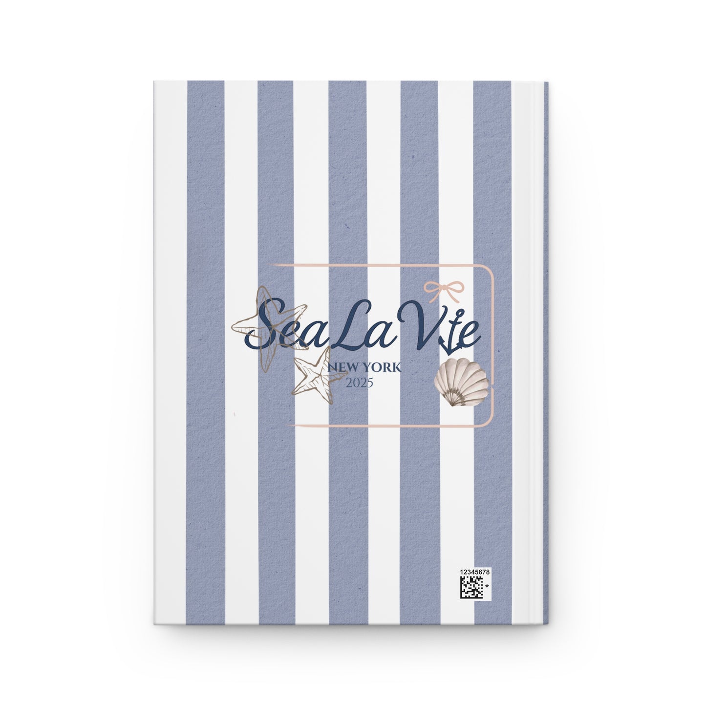 Drift & Dream Coastal-Themed Hardcover Journal - 'Sea La Vie' & Waves Wonder Co. Designs
