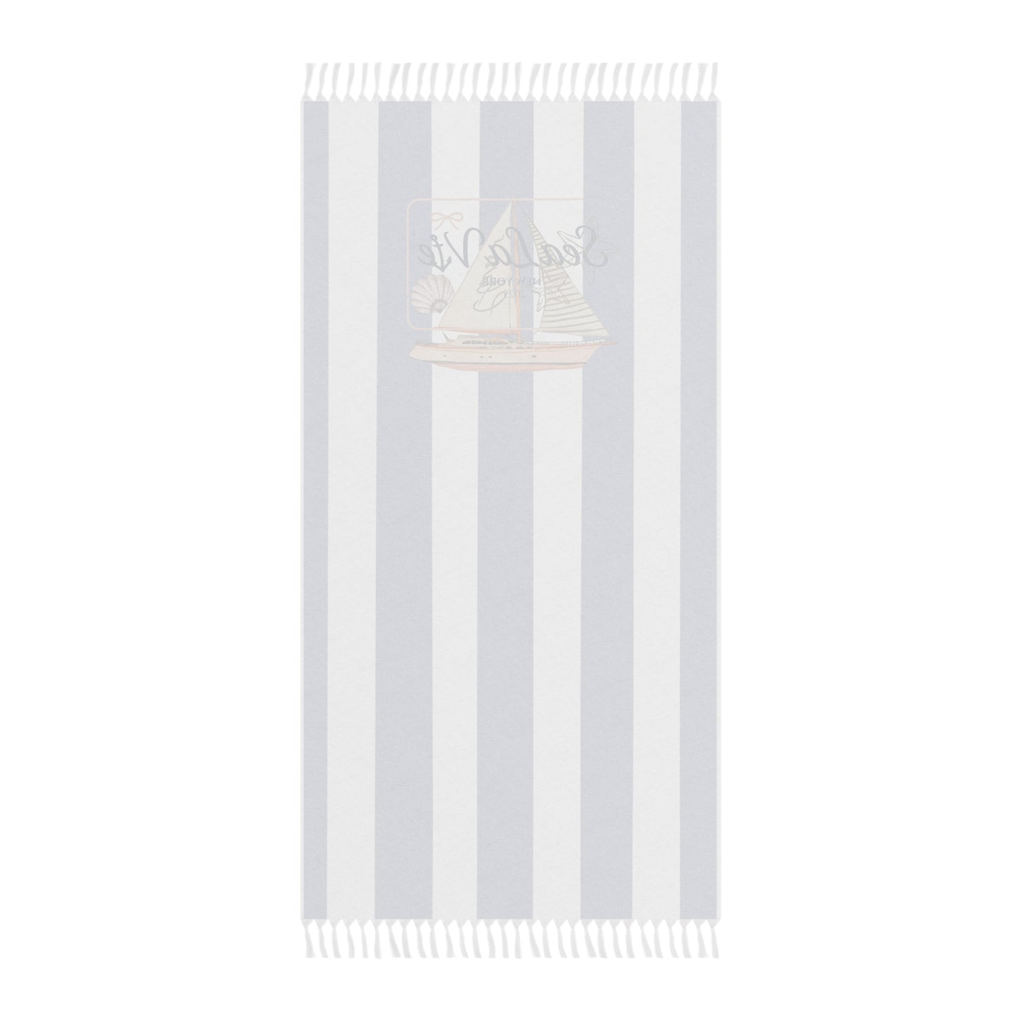 Sail Away Beach Towel - Ideal for Summer, Pool Days, and Beach Parties, Stylish Striped Design, Gifts for Beach Lovers, Sea La Vie