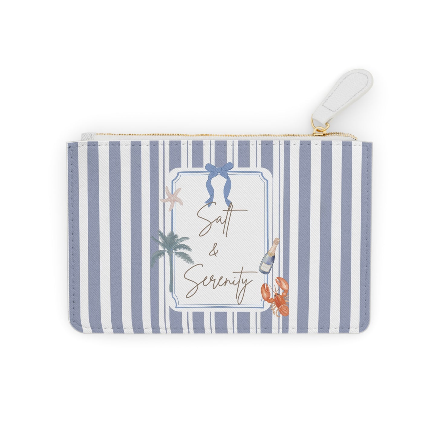 Salt & Serenity Sea La Vie Mini Clutch Bag, Nautical Purse, Marine Theme Accessory, Summer Travel Essential, Beach Gift Idea, Coastal Style Clutch