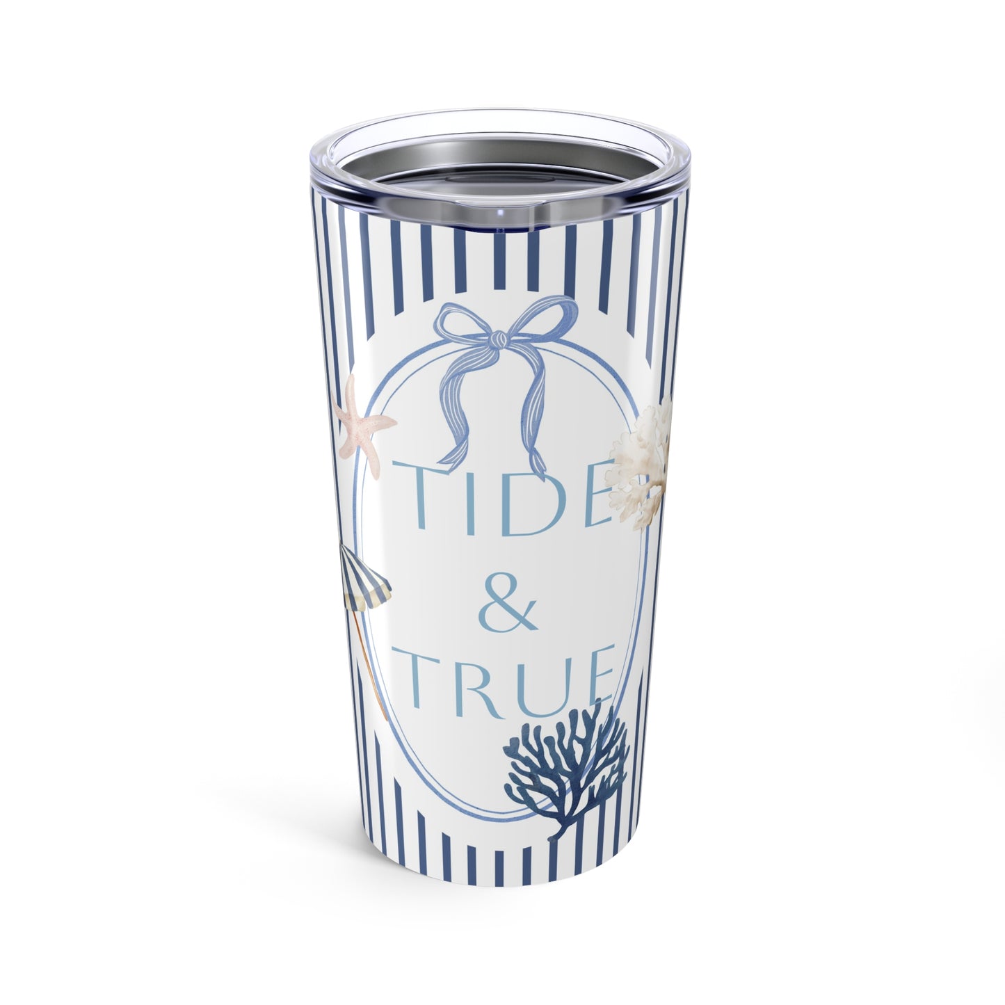 Tide & True 20oz Tumbler - Sea La Vie, Beach Life, Coastal Decor, Summer Vibes, Eco-Friendly Travel Cup