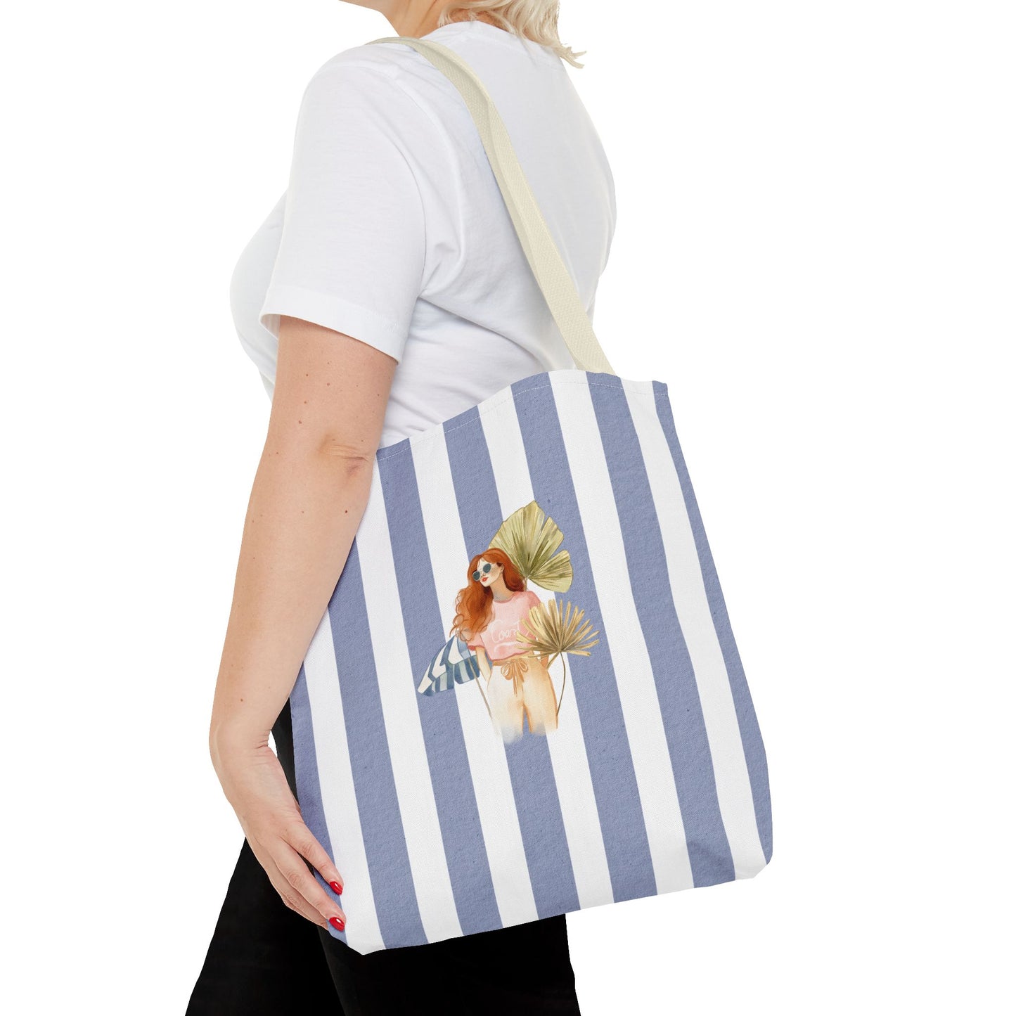 Personalize Bridal Party Collection Tote Bag - "Sea La Vie" Beach Tote
