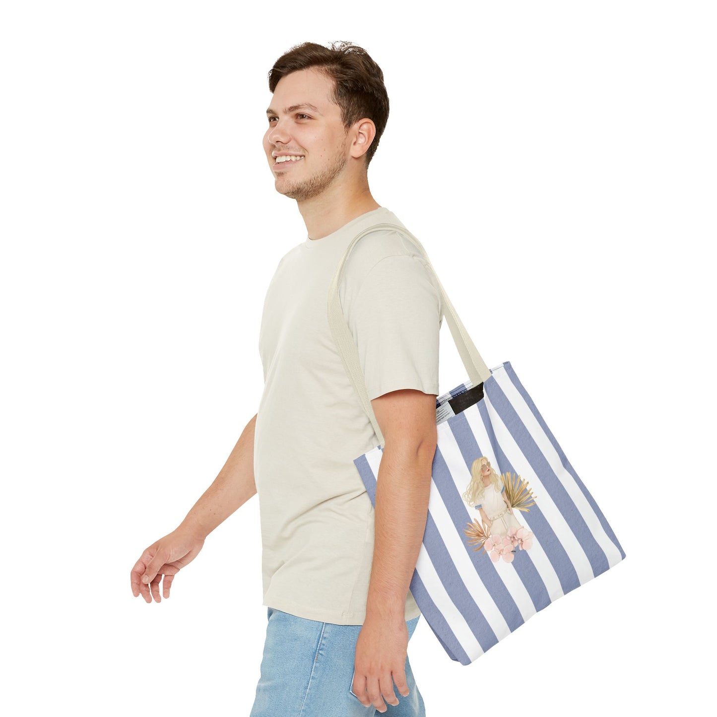 Personalize Bridal Party Collection Tote Bag - "Sea La Vie" Beach Tote