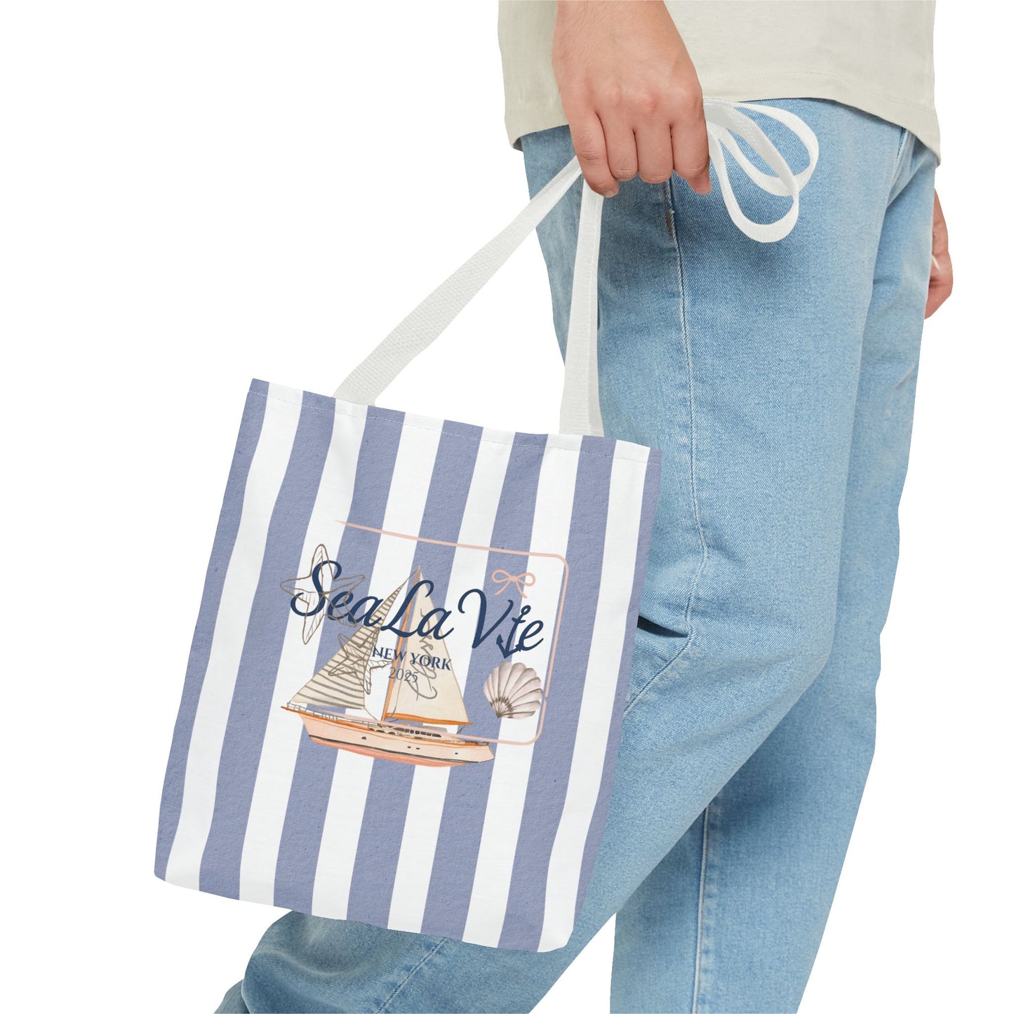 Sea La Vie Collection Tote Bag - "Sea La Vie" Beach Tote