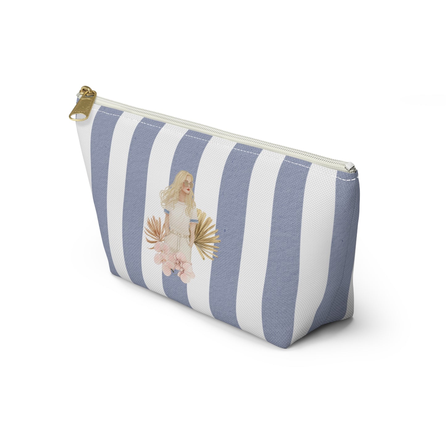 Personalize Bridal Party Accessory Pouch - Sea La Vie, Nautical Bag for Travel, Make-Up, Beach, Gift for Her