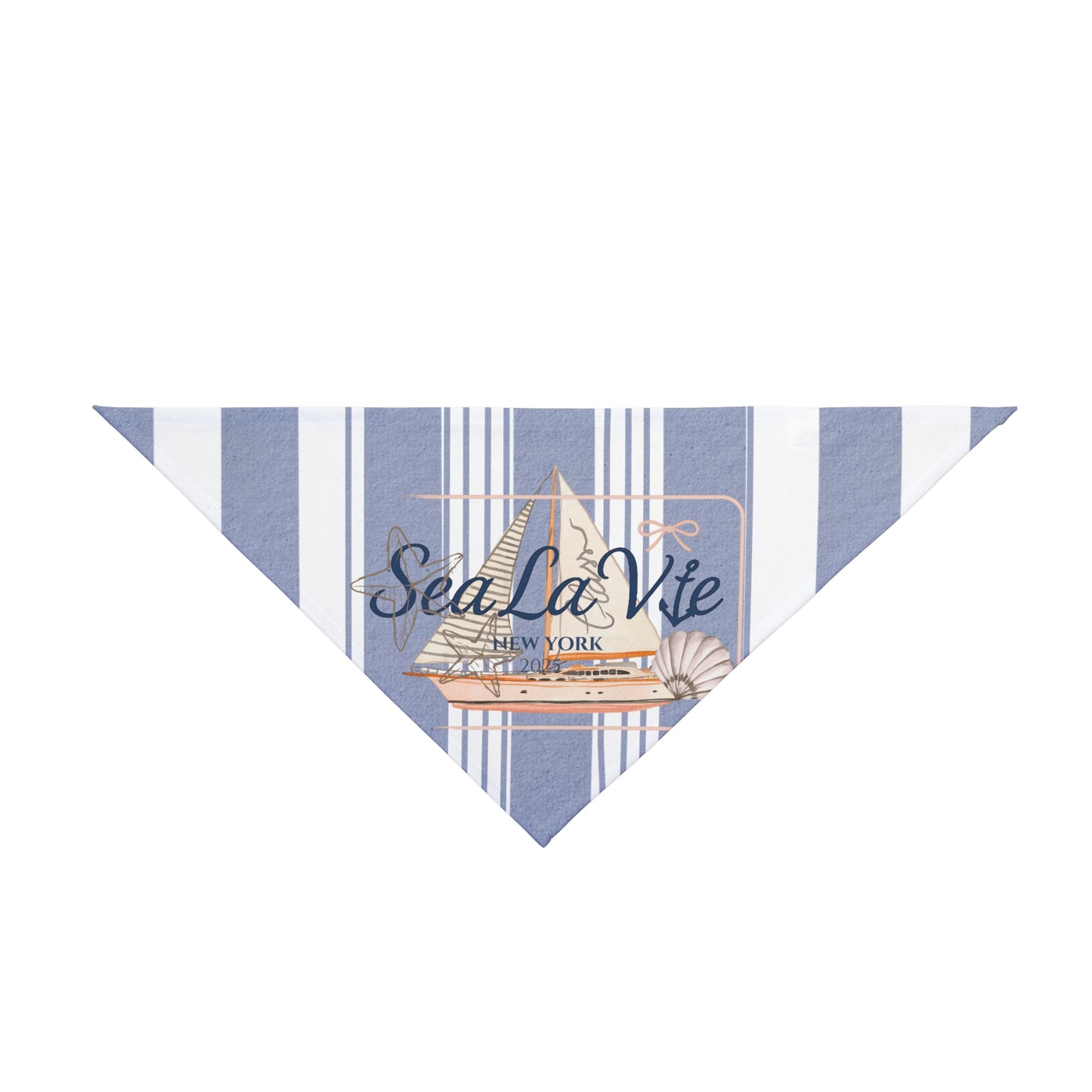 Sail Away Pet Bandana | Beach Vibes | Perfect for Summer Adventures, Dog Birthdays, Photoshoots, Pet Gifts, or Beach Outings