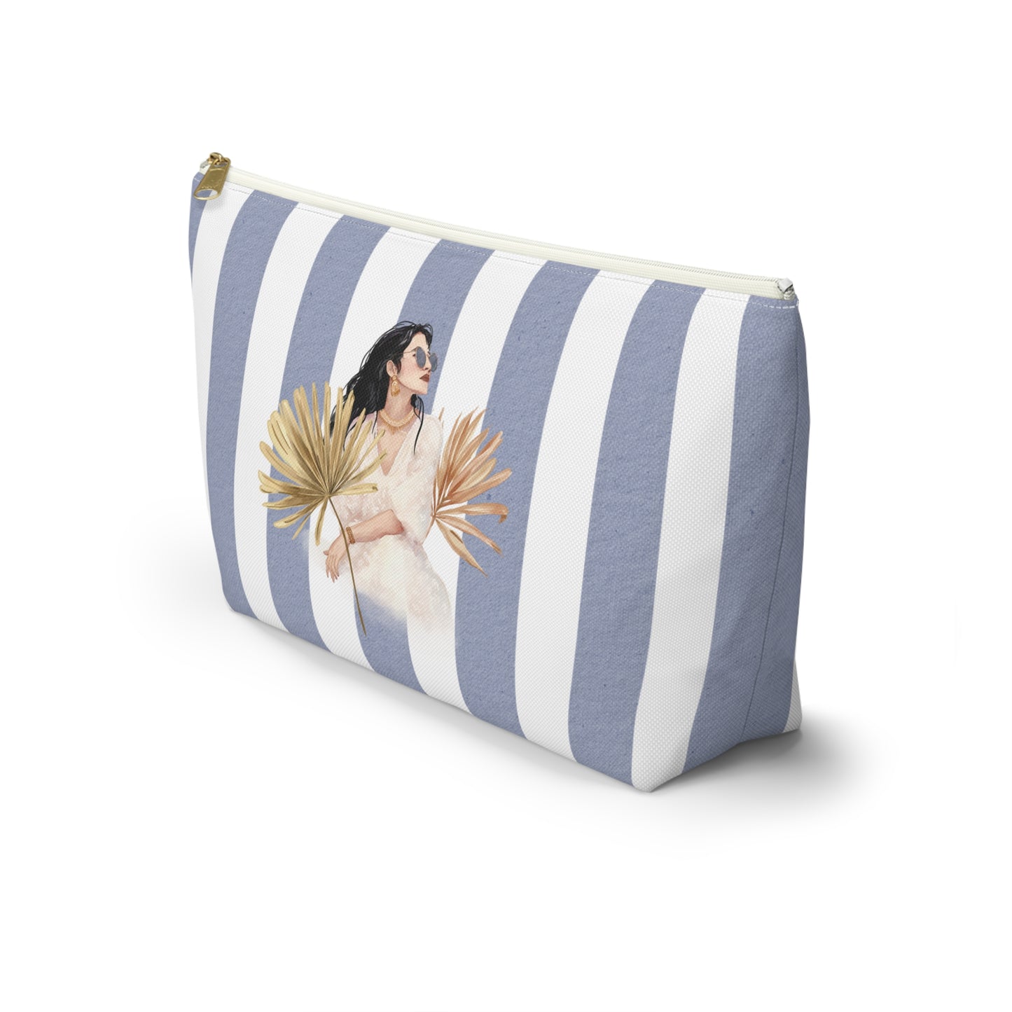 Personalize Bridal Party Accessory Pouch - Sea La Vie, Nautical Bag for Travel, Make-Up, Beach, Gift for Her