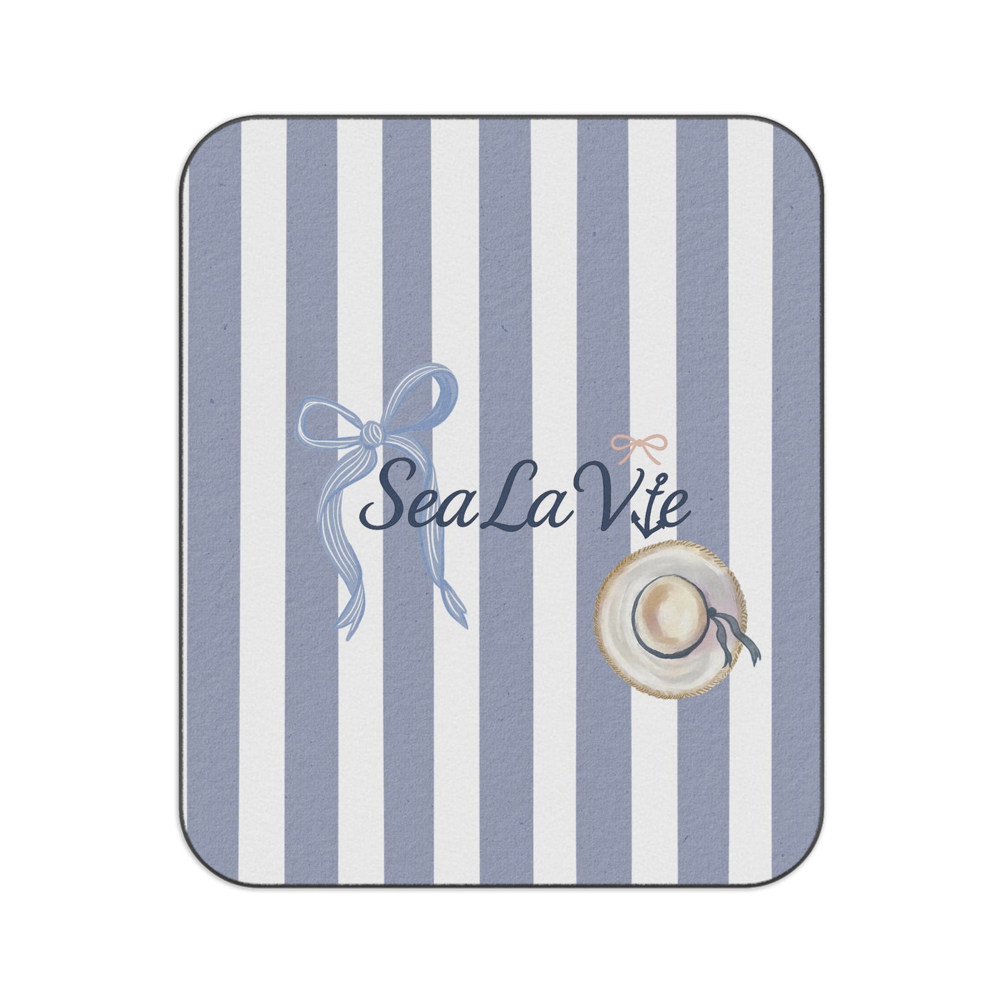 Sea la Vie Chic Picnic Blanket for Outdoor Gatherings, Stylish Beach Throw, SeaLaVie Design, Ideal for Picnics, Concerts, and Festivals