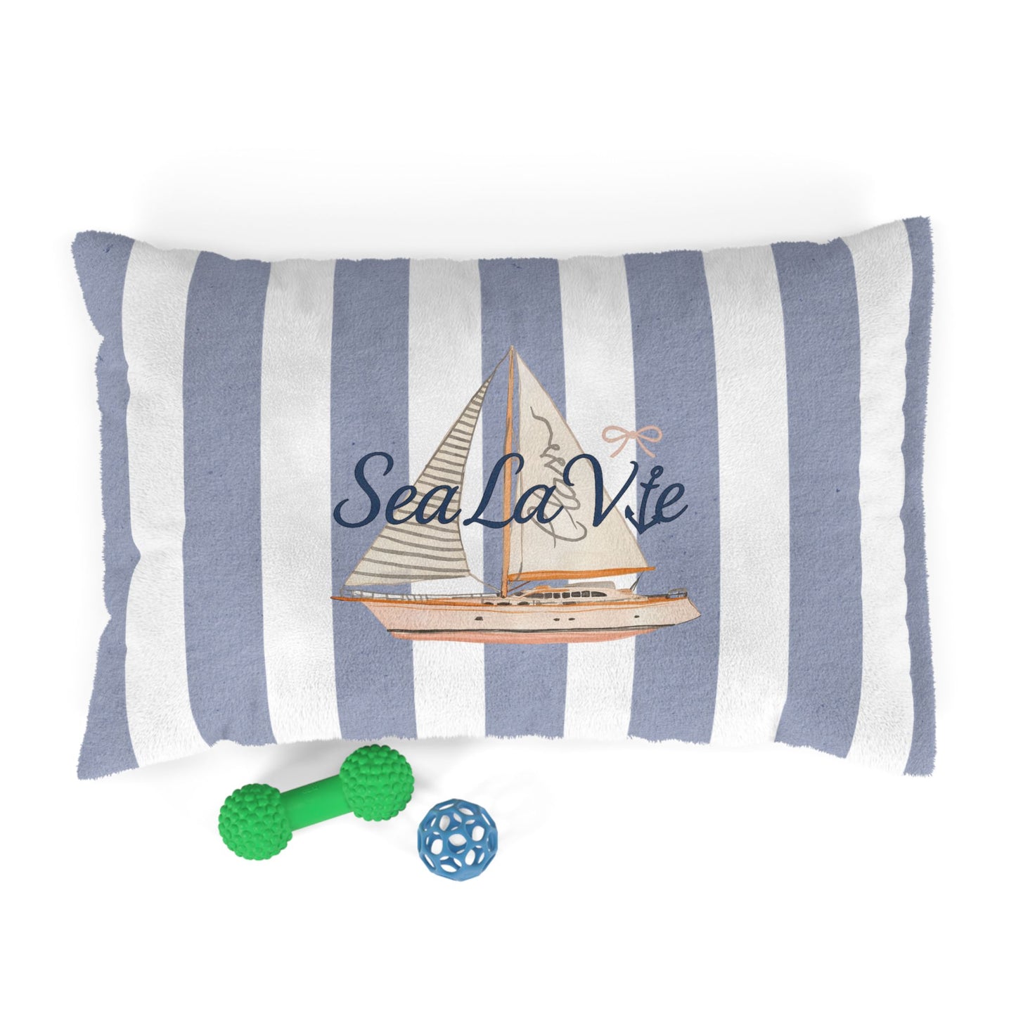 Sail Away Pet Bed, Cozy Pet Cushion, Dog Bed, Cat Bed, Sea La Vie Design, Stylish Pet Furniture, Home Decor for Pet Lovers