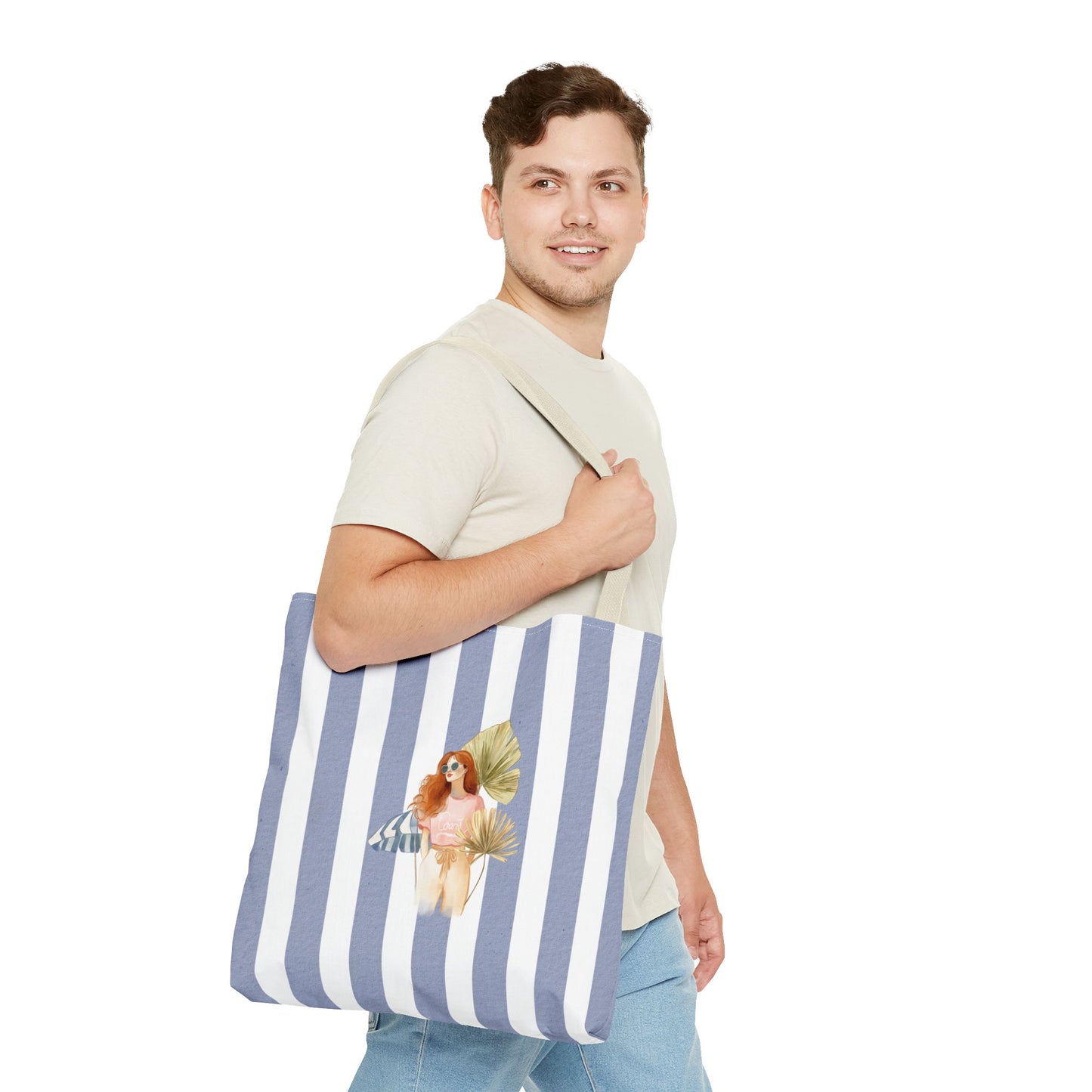 Personalize Bridal Party Collection Tote Bag - "Sea La Vie" Beach Tote