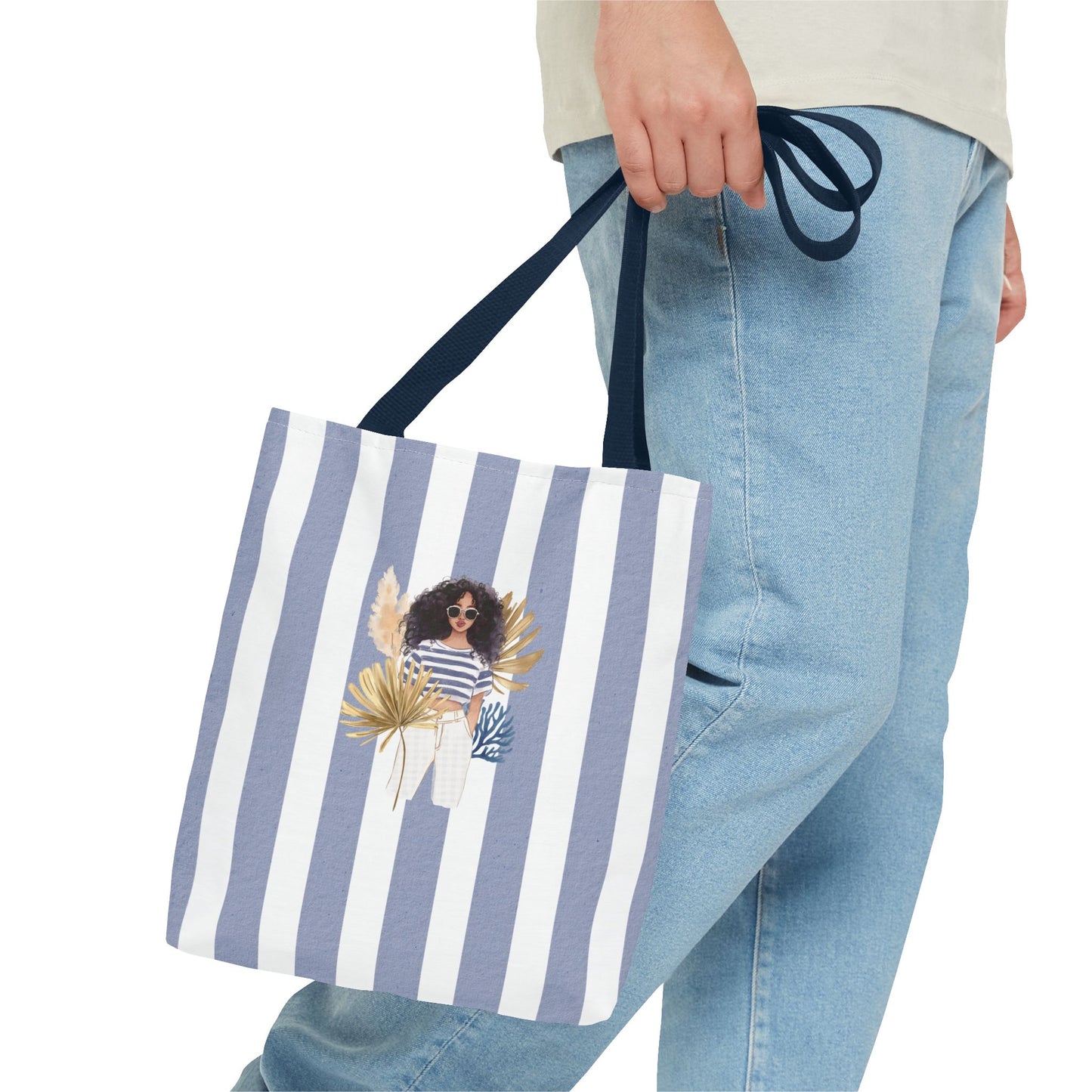 Personalize Bridal Party Collection Tote Bag - "Sea La Vie" Beach Tote