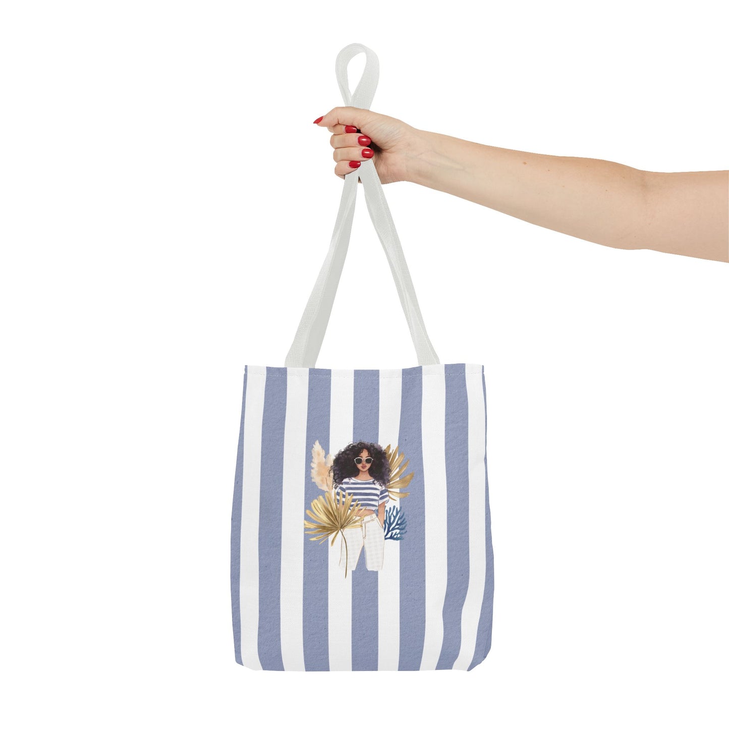 Personalize Bridal Party Collection Tote Bag - "Sea La Vie" Beach Tote