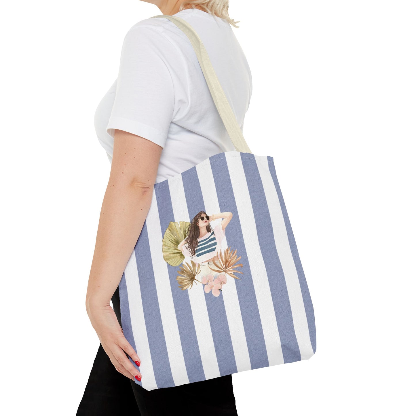 Personalize Bridal Party Collection Tote Bag - "Sea La Vie" Beach Tote