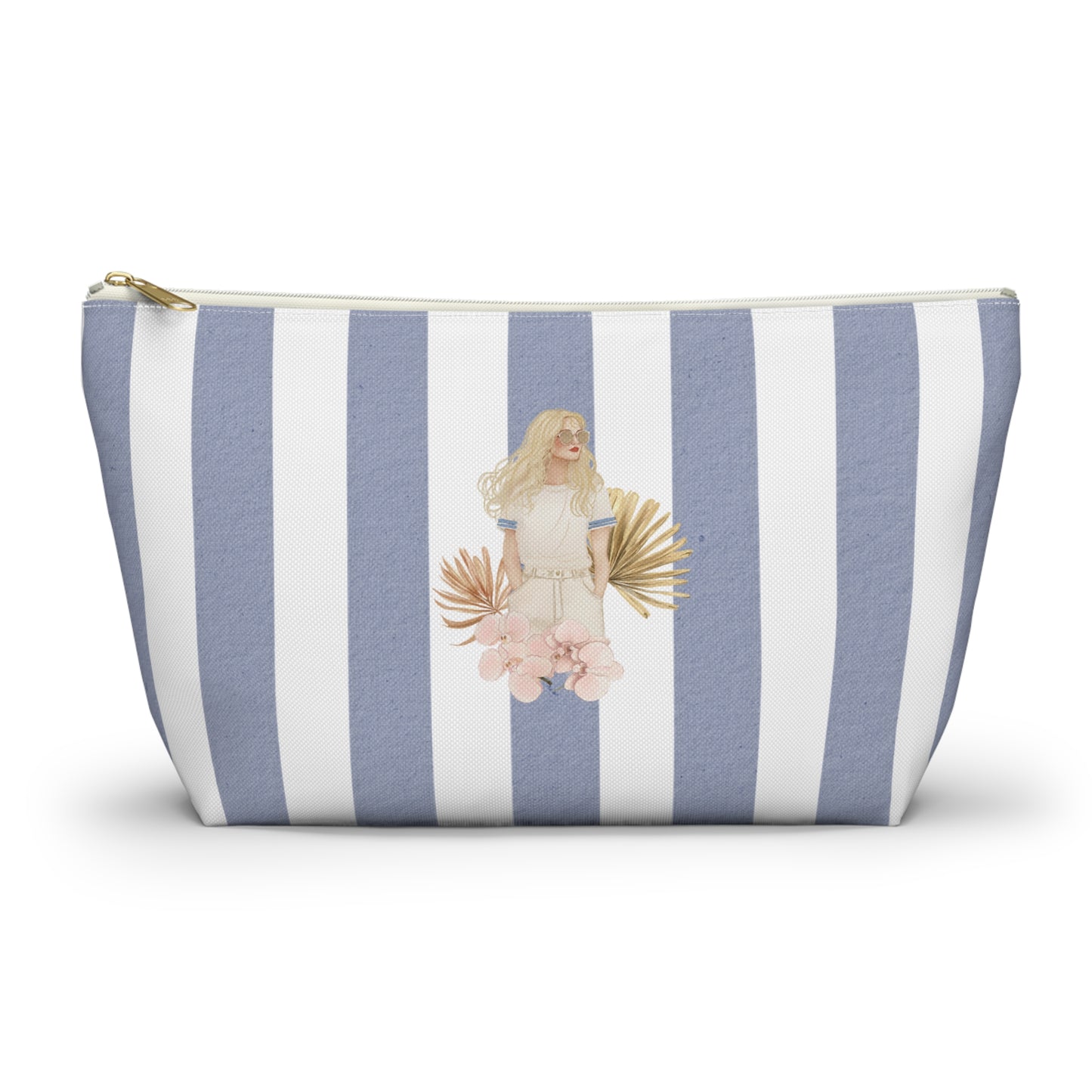 Personalize Bridal Party Accessory Pouch - Sea La Vie, Nautical Bag for Travel, Make-Up, Beach, Gift for Her
