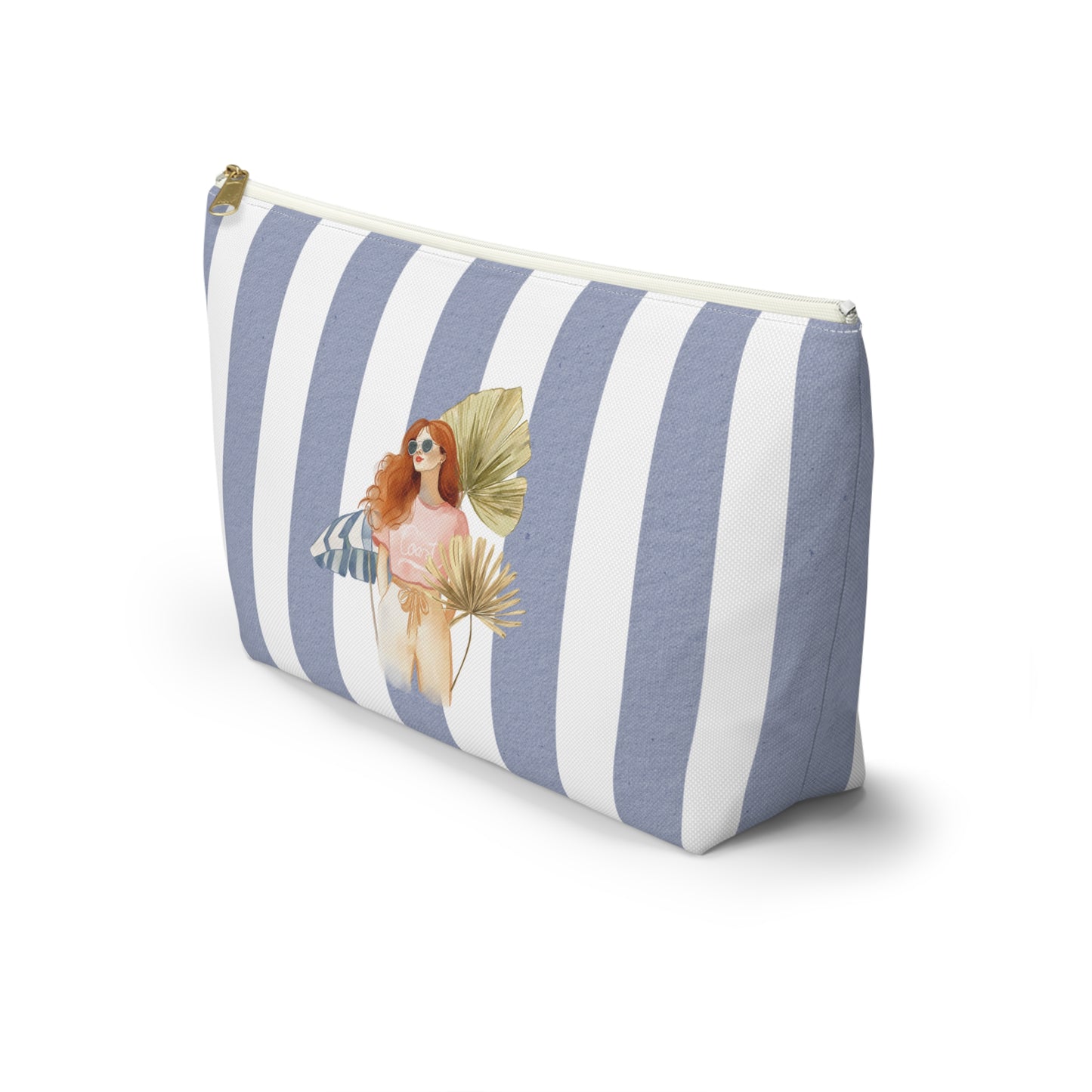 Personalize Bridal Party Accessory Pouch - Sea La Vie, Nautical Bag for Travel, Make-Up, Beach, Gift for Her
