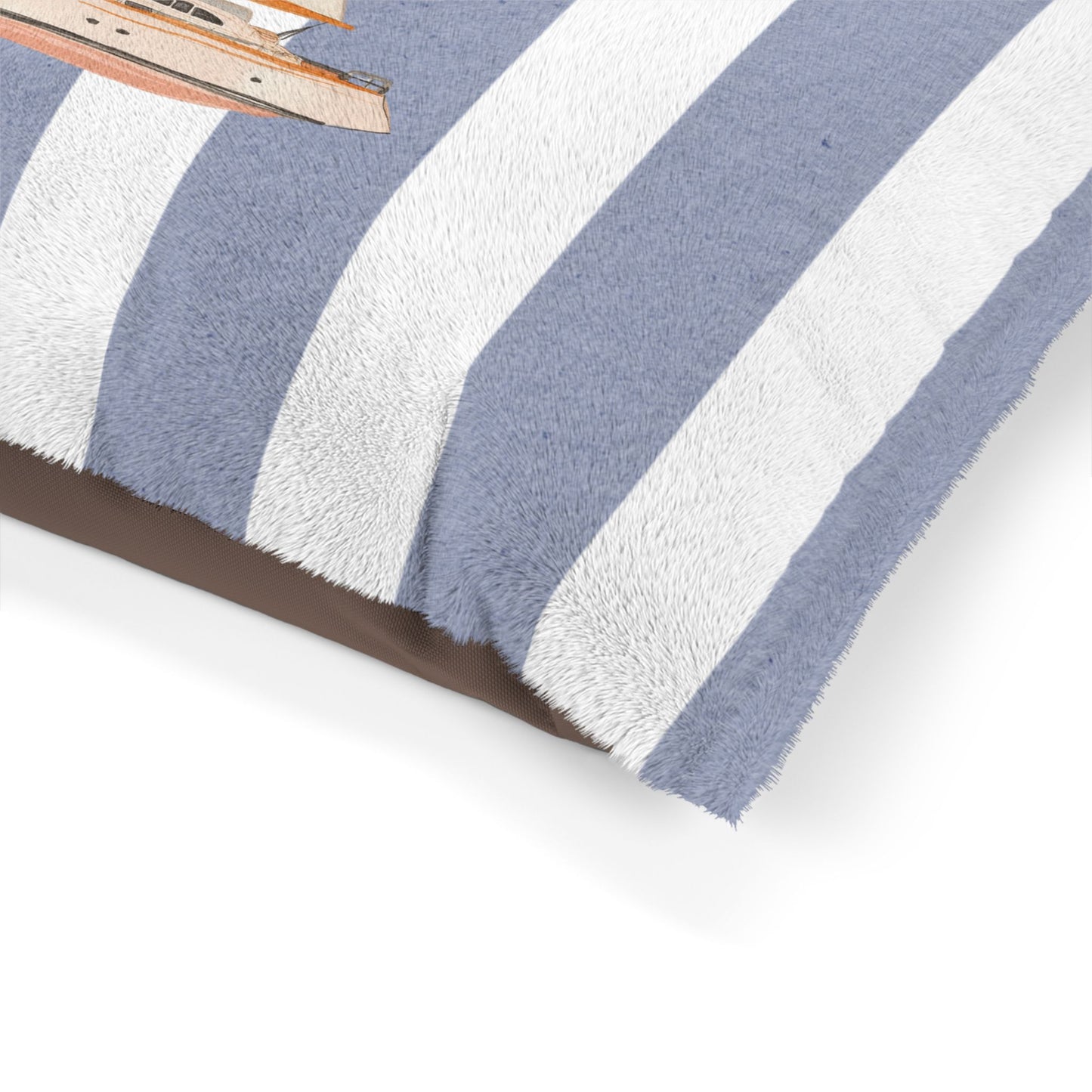 Sail Away Pet Bed, Cozy Pet Cushion, Dog Bed, Cat Bed, Sea La Vie Design, Stylish Pet Furniture, Home Decor for Pet Lovers