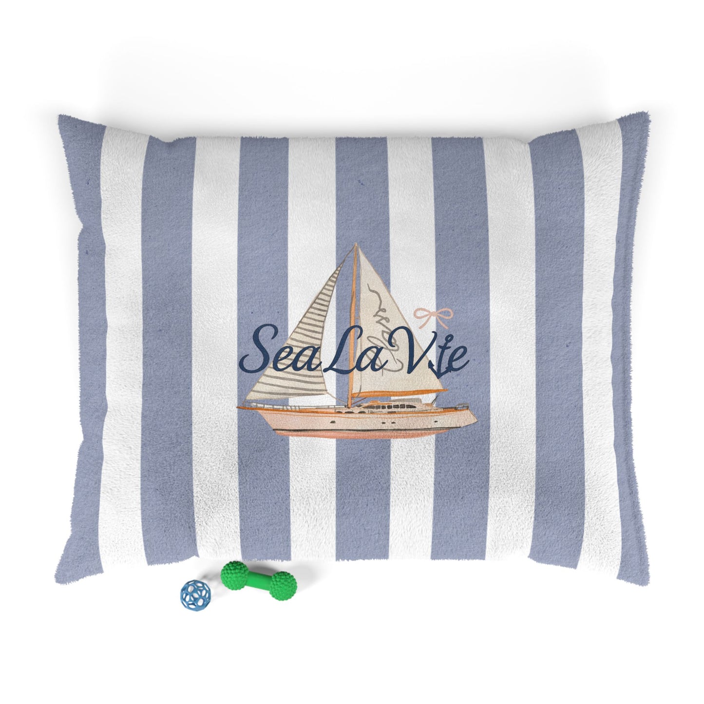Sail Away Pet Bed, Cozy Pet Cushion, Dog Bed, Cat Bed, Sea La Vie Design, Stylish Pet Furniture, Home Decor for Pet Lovers