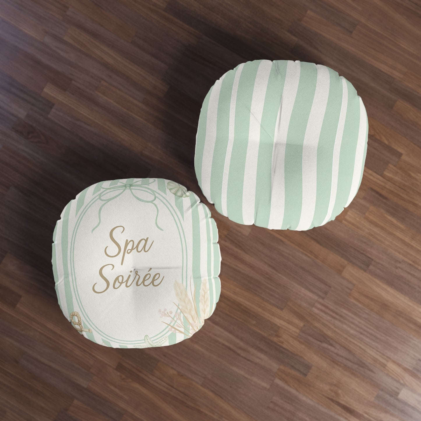Spa Soirée Tufted Floor Pillow, Round - Cozy Decorative Cushion for Relaxation, Home Decor, Self-Care Gift, Lounge Accessory, [...]