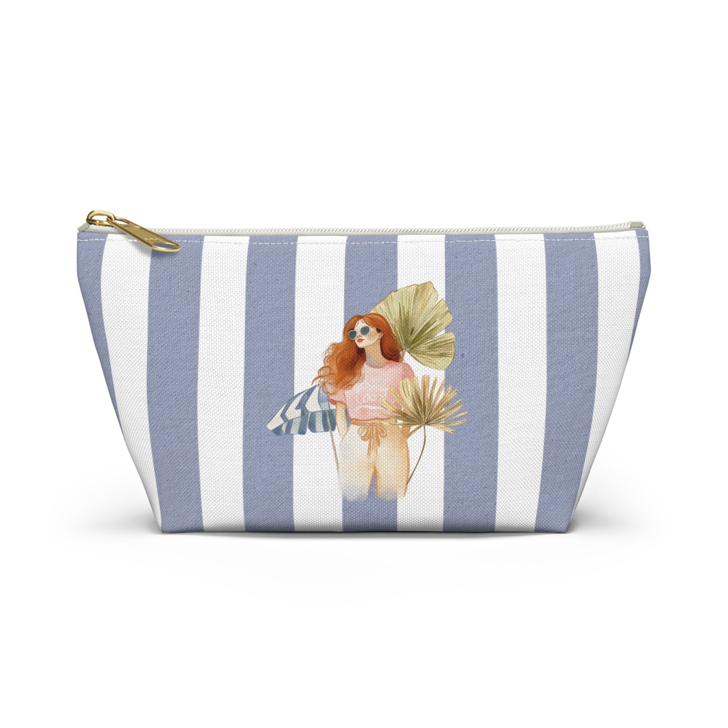 Personalize Bridal Party Accessory Pouch - Sea La Vie, Nautical Bag for Travel, Make-Up, Beach, Gift for Her