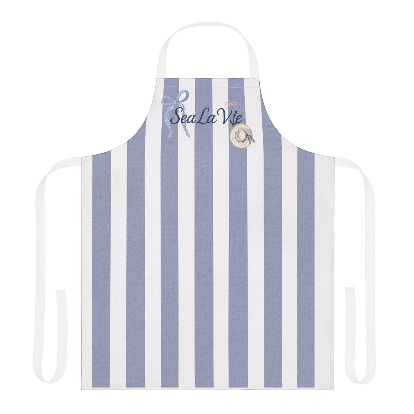 Sea la Vie Nautical Kitchen Apron, Coastal Cooking Gift, SeaLaVie Apron, Beach House Decor, Personalized Chef Apron, Summer BBQ Accessory