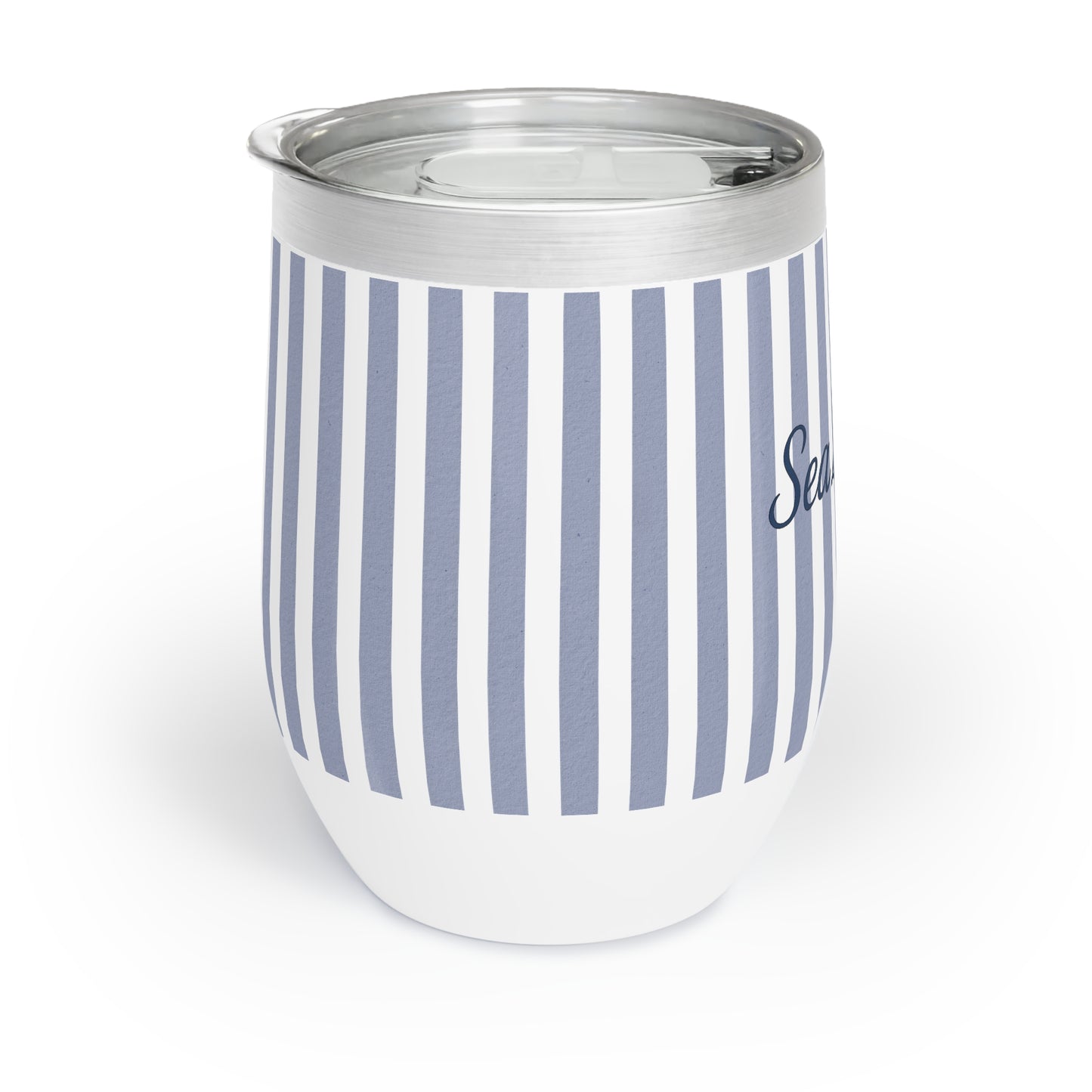Sea La Vie Chill Wine Tumbler | Nautical Stripe Insulated Cup for Relaxing Evenings, Gifts for Wine Lovers, Summer Celebrations, Beach [...]