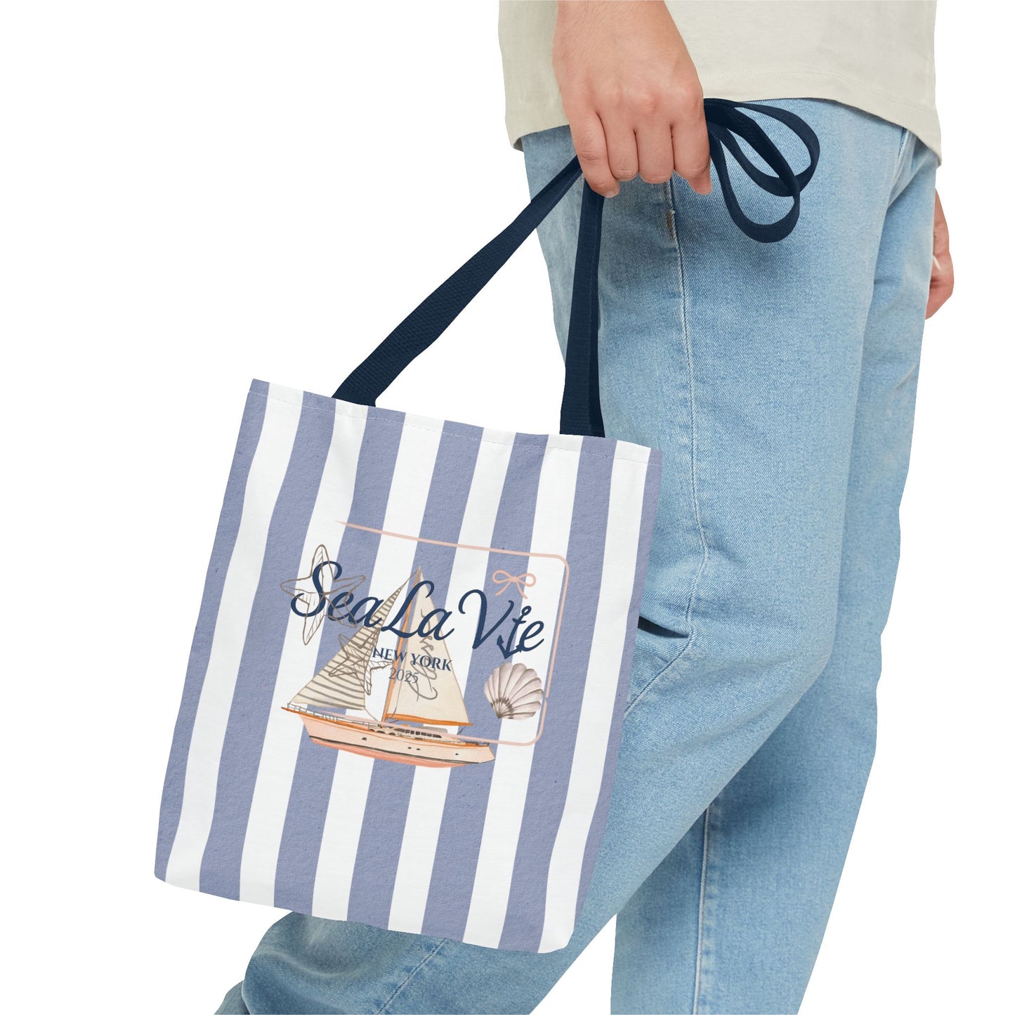 Sea La Vie Collection Tote Bag - "Sea La Vie" Beach Tote