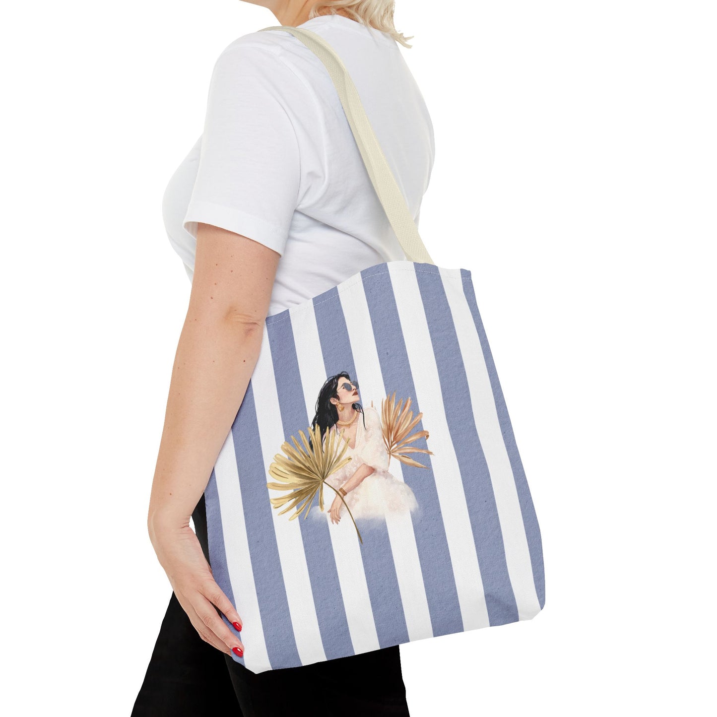 Personalize Bridal Party Collection Tote Bag - "Sea La Vie" Beach Tote