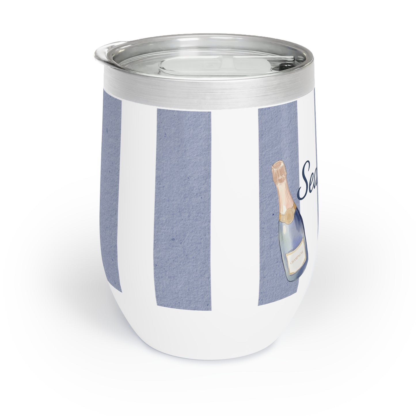 Sea La Vie Chill Wine Tumbler | Relaxing Drinkware for the Beach, Gatherings, Gifts, Summer Parties, Nautical Decor