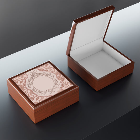 Elegant Floral Jewelry Box for Keepsakes Golden Hour Autumn Collection, Vintage Style Storage, Gift for Her, Wedding Jewelry Organizer, Anniversary Gift