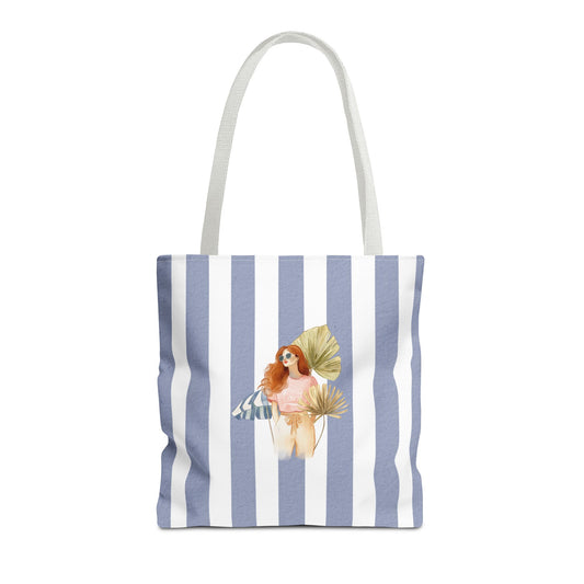 Personalize Bridal Party Collection Tote Bag - "Sea La Vie" Beach Tote