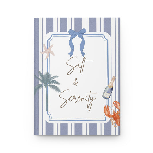 Salt & Serenity Sea La Vie Coastal-Themed Hardcover Journal - 'Sea La Vie' & Waves Wonder Co. Designs