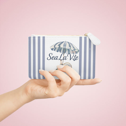 Beach Day Mini Clutch Bag, Nautical Purse, Marine Theme Accessory, Summer Travel Essential, Beach Gift Idea, Coastal Style Clutch