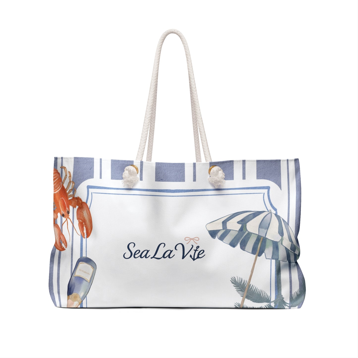 Salt & Serenity Beachy Weekender Bag | Coastal Travel Tote | Ocean-Inspired Beach Bag | Summer Vacation Essentials | Salt & Serenity, SeaLaVie