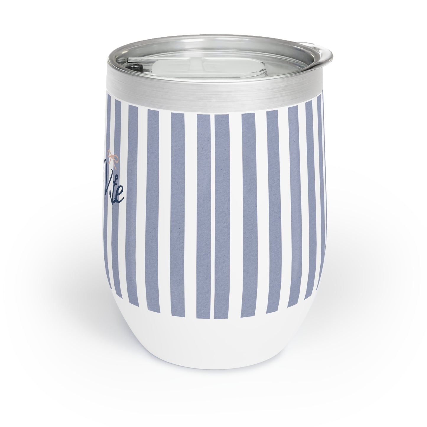 Sea La Vie Chill Wine Tumbler | Nautical Stripe Insulated Cup for Relaxing Evenings, Gifts for Wine Lovers, Summer Celebrations, Beach [...]