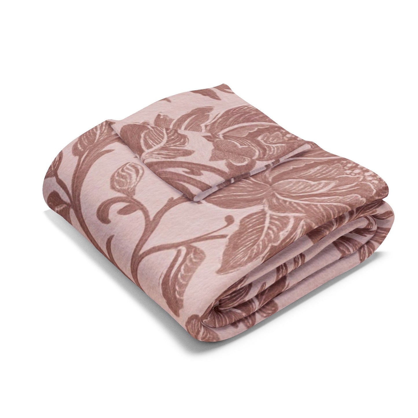 Rose Floral Arctic Fleece Blanket Golden Hour Autumn Collection, Cozy Throw Blanket, Home Decor Gift, Soft Floral Blanket, Wedding Gift, Housewarming