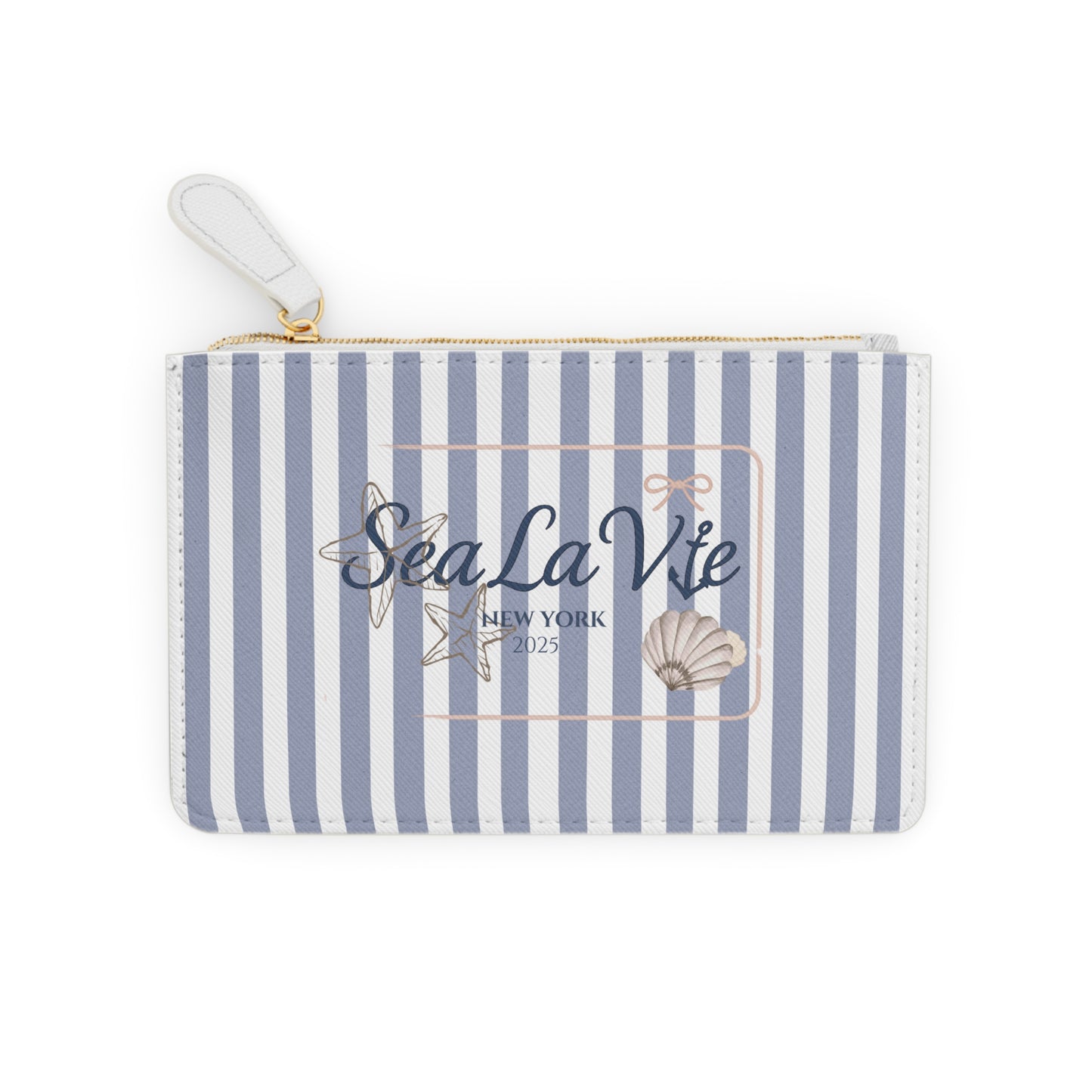 Sea La Vie Mini Clutch Bag, Nautical Purse, Marine Theme Accessory, Summer Travel Essential, Beach Gift Idea, Coastal Style Clutch